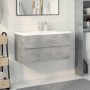 Set muebles de baño 2 piezas madera contrachapada gris hormigón von , Badezimmermöbel - Ref: Foro24-3324910, Preis: 230,82 €,...