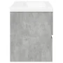 Set muebles de baño 2 piezas madera contrachapada gris hormigón von , Badezimmermöbel - Ref: Foro24-3324910, Preis: 222,19 €,...