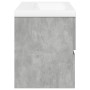 Set muebles de baño 2 piezas madera contrachapada gris hormigón von , Badezimmermöbel - Ref: Foro24-3324910, Preis: 230,82 €,...