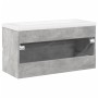 Set muebles de baño 2 piezas madera contrachapada gris hormigón von , Badezimmermöbel - Ref: Foro24-3324910, Preis: 230,82 €,...