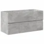 Set muebles de baño 2 piezas madera contrachapada gris hormigón von , Badezimmermöbel - Ref: Foro24-3324910, Preis: 222,19 €,...