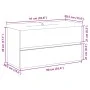 Set muebles de baño 2 piezas madera contrachapada gris hormigón von , Badezimmermöbel - Ref: Foro24-3324910, Preis: 222,19 €,...