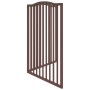 Puerta para perros plegable 2 paneles álamo marrón roble 160 cm von , Hundehütten und Zäune - Ref: Foro24-352234, Preis: 46,7...