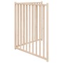 Puerta para perros plegable 2 paneles madera de abeto 160 cm von , Hundehütten und Zäune - Ref: Foro24-352274, Preis: 49,33 €...