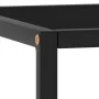 Schwarzer Couchtisch mit schwarzem Glas 40x40x50 cm von vidaXL, Couchtisch - Ref: Foro24-322908, Preis: 43,41 €, Rabatt: %