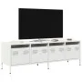 Mueble para TV acero laminado en frío blanco 135x39x43,5 cm von , TV-Möbel - Ref: Foro24-851309, Preis: 113,86 €, Rabatt: %
