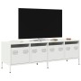 Mueble para TV acero laminado en frío blanco 135x39x43,5 cm von , TV-Möbel - Ref: Foro24-851309, Preis: 114,94 €, Rabatt: %