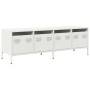 Mueble para TV acero laminado en frío blanco 135x39x43,5 cm von , TV-Möbel - Ref: Foro24-851309, Preis: 114,94 €, Rabatt: %