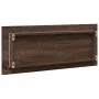 Espejo de baño LED madera ingeniería roble marrón 100x8,5x37 cm de , Tocadores de baño - Ref: Foro24-856274, Precio: 56,00 €,...