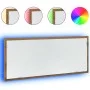 Espejo de baño LED madera ingeniería roble artisan 100x8,5x37cm de , Tocadores de baño - Ref: Foro24-856276, Precio: 52,07 €,...