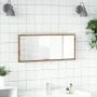 Espejo de baño LED madera ingeniería roble artisan 100x8,5x37cm de , Tocadores de baño - Ref: Foro24-856276, Precio: 52,07 €,...