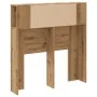 Cabecero armario madera ingeniería roble artisan 100x19x104,5cm by , Lockers and storage cabinets - Ref: Foro24-856877, Price...