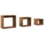 Mesas apilables 3 uds madera de ingeniería envejecida by , Side tables - Ref: Foro24-856674, Price: 61,81 €, Discount: %