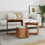 Mesas apilables 3 uds madera de ingeniería envejecida by , Side tables - Ref: Foro24-856674, Price: 61,81 €, Discount: %