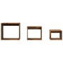 Mesas apilables 3 uds madera de ingeniería envejecida by , Side tables - Ref: Foro24-856674, Price: 61,81 €, Discount: %