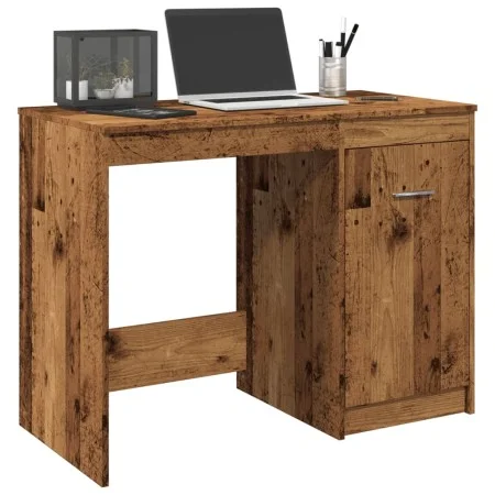 Escritorio de madera de ingeniería envejecida 100x50x76 cm von , Schreibtische - Ref: Foro24-856002, Preis: 88,80 €, Rabatt: %