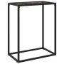 Mesa consola vidrio templado negro 60x35x75 cm de vidaXL, Mesas auxiliares - Ref: Foro24-322806, Precio: 44,59 €, Descuento: %