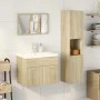 Juego de muebles de baño 4 pzas contrachapada roble Sonoma von , Badezimmermöbel - Ref: Foro24-3325005, Preis: 209,89 €, Raba...