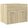 Juego de muebles de baño 4 pzas contrachapada roble Sonoma von , Badezimmermöbel - Ref: Foro24-3325005, Preis: 209,89 €, Raba...