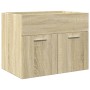 Juego de muebles de baño 4 pzas contrachapada roble Sonoma von , Badezimmermöbel - Ref: Foro24-3325005, Preis: 217,61 €, Raba...