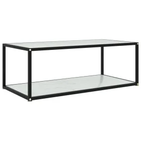 Mesa de centro vidrio templado blanco 100x50x35 cm de vidaXL, Mesas de centro - Ref: Foro24-322899, Precio: 65,18 €, Descuent...