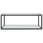 Weißer Couchtisch aus gehärtetem Glas, 100 x 50 x 35 cm von vidaXL, Couchtisch - Ref: Foro24-322899, Preis: 65,18 €, Rabatt: %
