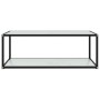 Weißer Couchtisch aus gehärtetem Glas, 100 x 50 x 35 cm von vidaXL, Couchtisch - Ref: Foro24-322899, Preis: 65,97 €, Rabatt: %