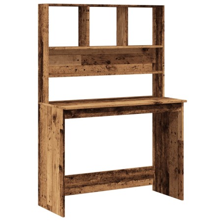 Escritorio estantes madera ingeniería envejecida 102x45x148 cm von , Schreibtische - Ref: Foro24-855834, Preis: 88,39 €, Raba...