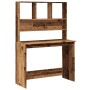 Escritorio estantes madera ingeniería envejecida 102x45x148 cm von , Schreibtische - Ref: Foro24-855834, Preis: 88,39 €, Raba...
