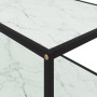 Mesa de centro vidrio templado blanco 100x50x35 cm de vidaXL, Mesas de centro - Ref: Foro24-322899, Precio: 65,91 €, Descuent...