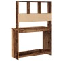 Escritorio estantes madera ingeniería envejecida 102x45x148 cm von , Schreibtische - Ref: Foro24-855834, Preis: 88,39 €, Raba...
