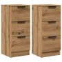 Aparadores 2 uds madera ingeniería roble artisian 30x30x70 cm de , Aparadores - Ref: Foro24-856958, Precio: 118,71 €, Descuen...
