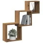Estante cubos pared madera ingeniería roble artisan 68x15x68 cm von , Regale und Regale - Ref: Foro24-855815, Preis: 34,18 €,...