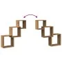 Estante cubos pared madera ingeniería roble artisan 68x15x68 cm von , Regale und Regale - Ref: Foro24-855815, Preis: 34,18 €,...