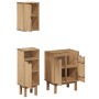 Juego de muebles de baño OTTA 4 pzas madera maciza pino von , Badezimmermöbel - Ref: Foro24-3307683, Preis: 307,05 €, Rabatt: %