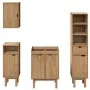 Juego de muebles de baño OTTA 4 pzas madera maciza pino de , Muebles de baño - Ref: Foro24-3307683, Precio: 300,99 €, Descuen...