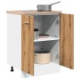 Armario inferior madera ingeniería roble artisan 60x46x81,5 cm by , Kitchen cabinets - Ref: Foro24-856075, Price: 86,31 €, Di...