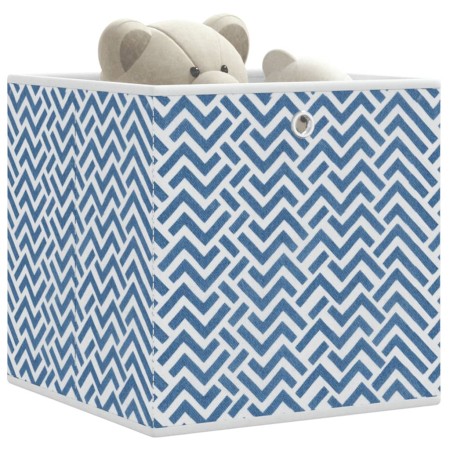 Cajas almacenaje plegables 10 uds no tejida azul 32x32x32 cm von , Aufbewahrungskörbe - Ref: Foro24-4018984, Preis: 39,97 €, ...