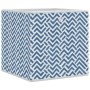 Cajas almacenaje plegables 10 uds no tejida azul 32x32x32 cm von , Aufbewahrungskörbe - Ref: Foro24-4018984, Preis: 39,97 €, ...