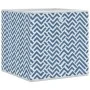 Cajas almacenaje plegables 10 uds no tejida azul 32x32x32 cm by , Storage baskets - Ref: Foro24-4018984, Price: 30,18 €, Disc...