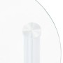 Side table 2 levels transparent and black glass 38x38x50 cm by vidaXL, Side tables - Ref: Foro24-322786, Price: 34,49 €, Disc...