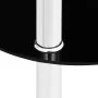 Side table 2 levels transparent and black glass 38x38x50 cm by vidaXL, Side tables - Ref: Foro24-322786, Price: 33,42 €, Disc...