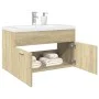Mueble de baño con lavabo integrado roble Sonoma von , Badezimmermöbel - Ref: Foro24-3324984, Preis: 183,57 €, Rabatt: %