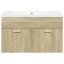 Mueble de baño con lavabo integrado roble Sonoma von , Badezimmermöbel - Ref: Foro24-3324984, Preis: 183,57 €, Rabatt: %