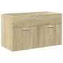 Mueble de baño con lavabo integrado roble Sonoma von , Badezimmermöbel - Ref: Foro24-3324984, Preis: 183,57 €, Rabatt: %