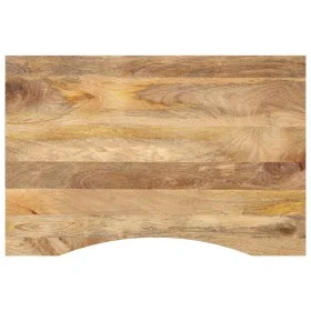 Tablero escritorio con curva madera mango rugosa 100x50x2,5 cm by , Table tops - Ref: Foro24-370194, Price: 58,99 €, Discount: %