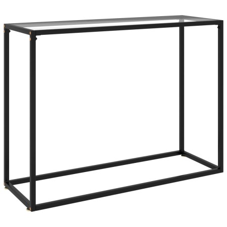 Transparent tempered glass console table 100x35x75 cm by vidaXL, Side tables - Ref: Foro24-322811, Price: 45,18 €, Discount: %