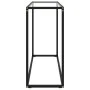 Transparent tempered glass console table 100x35x75 cm by vidaXL, Side tables - Ref: Foro24-322811, Price: 44,89 €, Discount: %