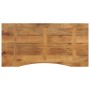 Tablero escritorio con curva madera mango rugosa 110x50x2,5 cm de , Tableros para mesas - Ref: Foro24-370210, Precio: 59,28 €...