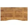 Tablero escritorio con curva madera mango rugosa 110x50x2,5 cm de , Tableros para mesas - Ref: Foro24-370210, Precio: 57,97 €...